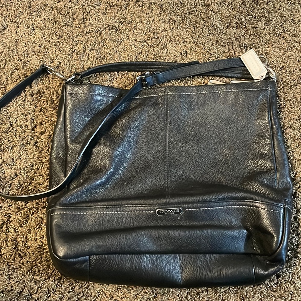 Black coach purse